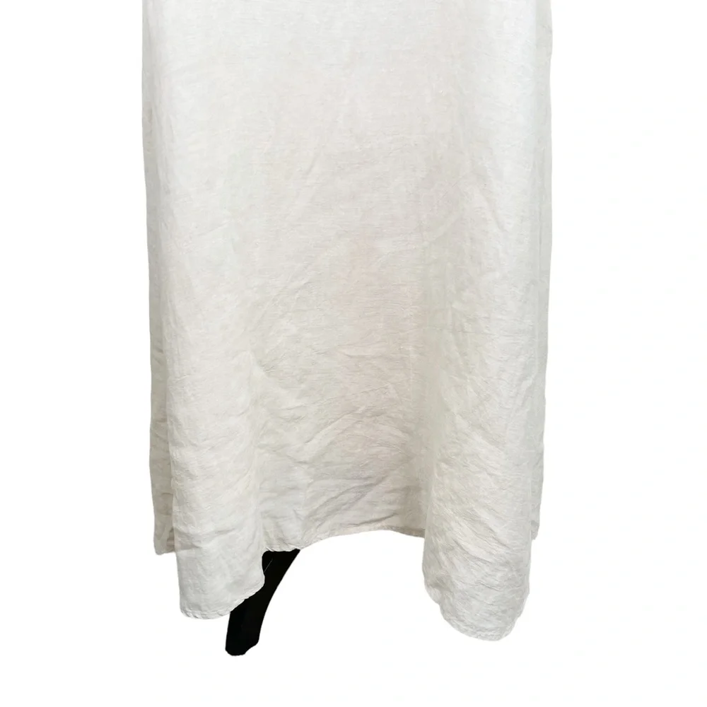 L. Bates Flax Tencel Sleeveless Maxi Dress - Picture 6 of 7